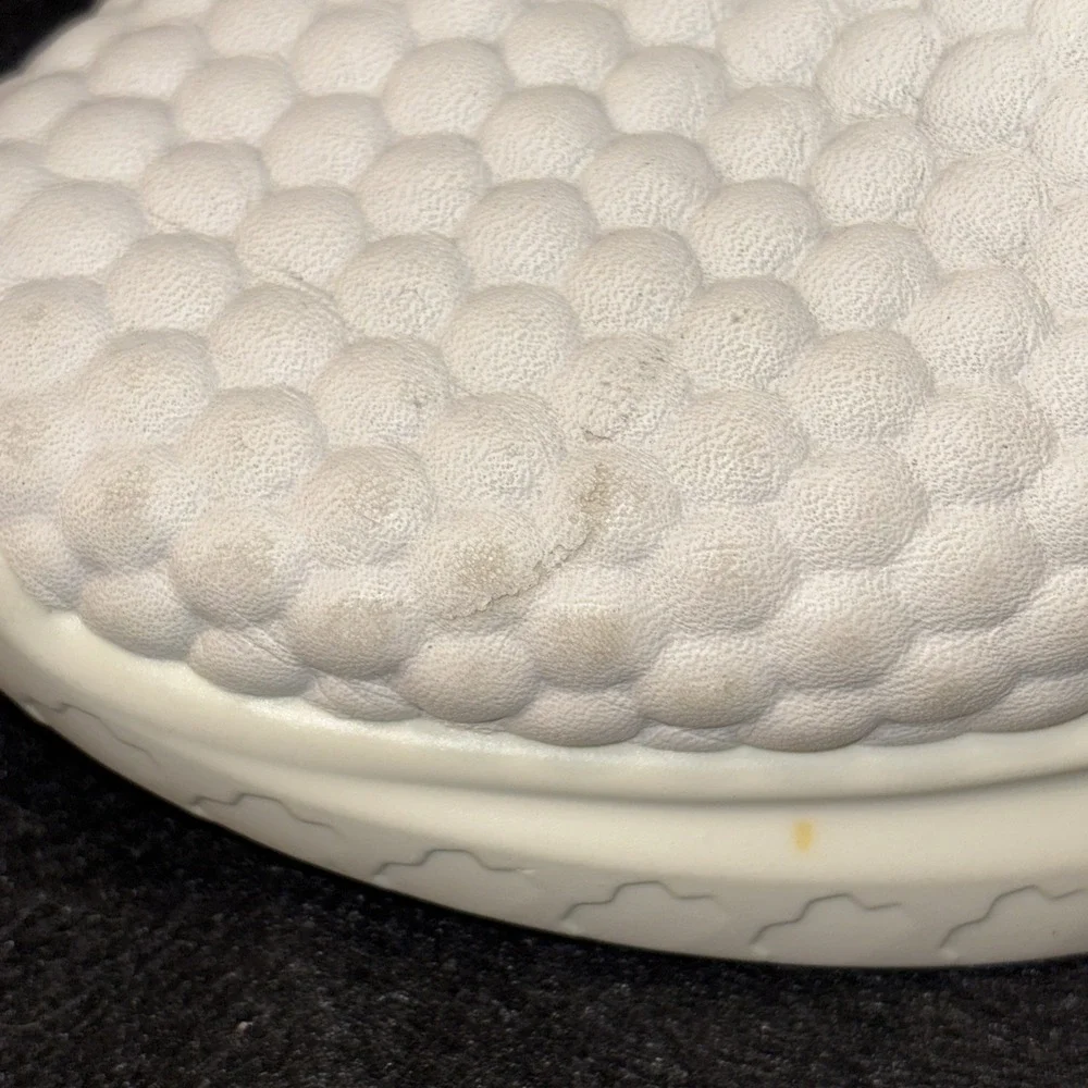 Ecco Womens Therap Sneakers 6-6.5 White Comfort‎ Texture Lace-Up Athletic Shoes